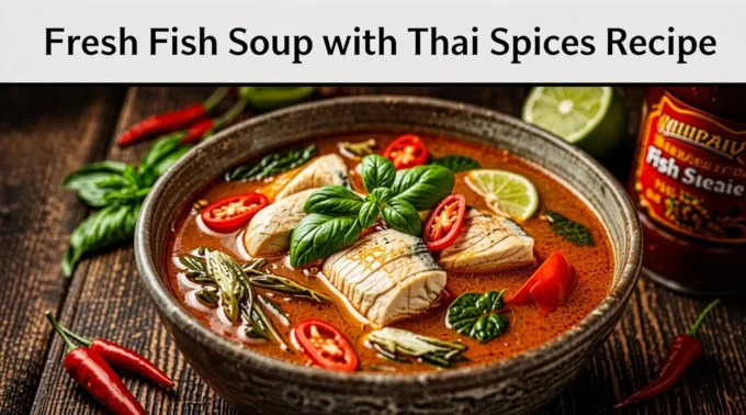 Fresh Fish Soup with Thai Spices Recipe