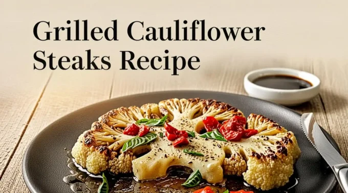 Grilled Cauliflower Steaks Recipe
