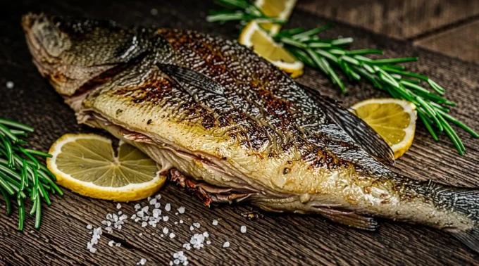 Grilled Fish with Lemon & Rosemary