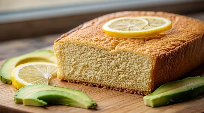 Raw Avocado Lemon Cake Recipe