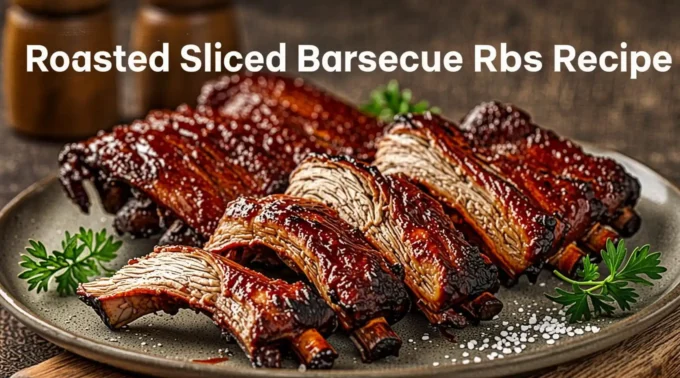Roasted Sliced Barbecue Ribs Recipe