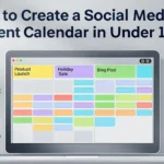 How to Create a Social Media Content Calendar in Under 1 Hour