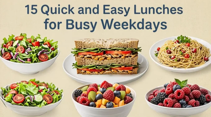 15 Quick and Easy Lunches for Busy Weekdays