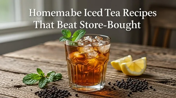 Homemade Iced Tea Recipes That Beat Store Bought