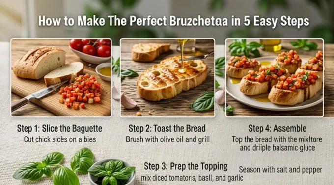 How to Make the Perfect Bruschetta in 5 Easy Steps