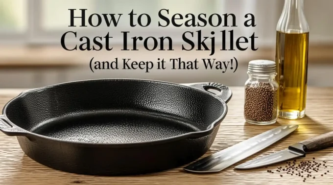 How to Season a Cast Iron Skillet (and Keep It That Way!)
