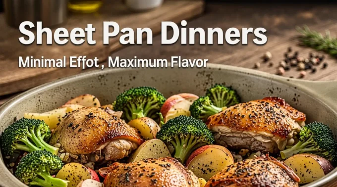 Sheet Pan Dinners Minimal Effort, Maximum Flavor