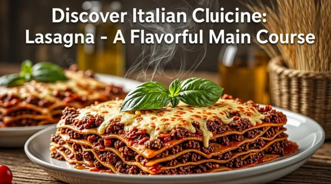 Discover Italian Cuisine Lasagna – A Flavorful Main Course