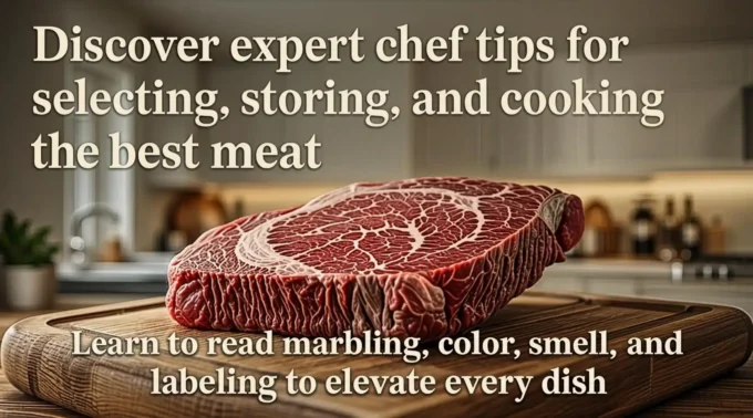 Discover expert chef tips for selecting, storing, and cooking the best meat. Learn to read marbling, color, smell, and labeling to elevate every dish.