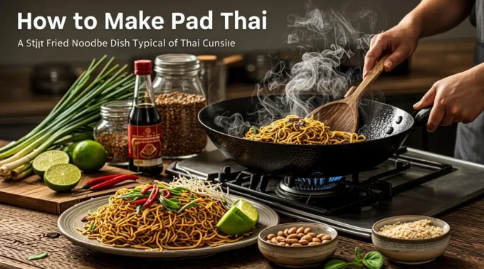 How to Make Pad Thai - A Stir fried Noodle Dish Typical of Thai Cuisine