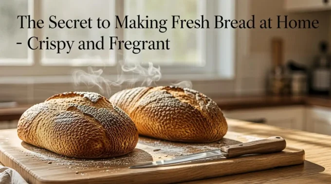 The Secret to Making Fresh Bread at Home - Crispy and Fragrant