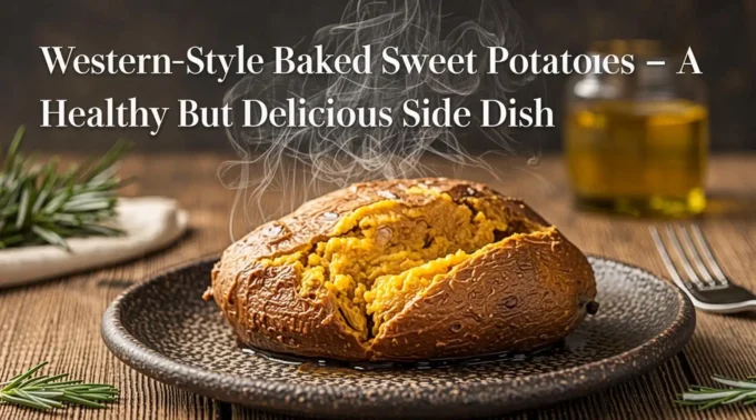 Western Style Baked Sweet Potatoes – A Healthy But Delicious Side Dish