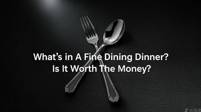 What's In A Fine Dining Dinner Is It Worth The Money