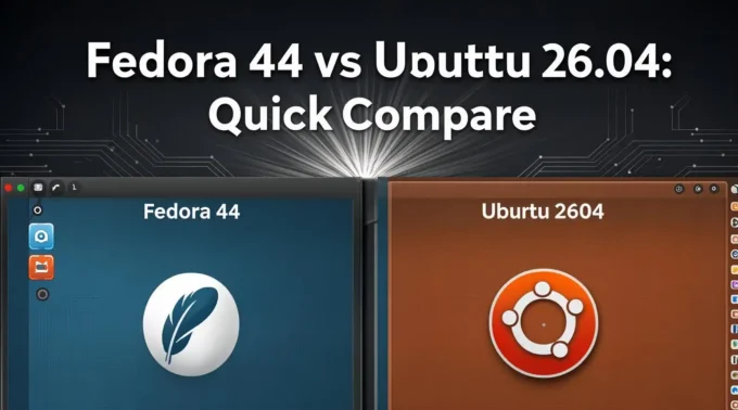 Fedora 44 vs Ubuntu 26.04 Quick Compare