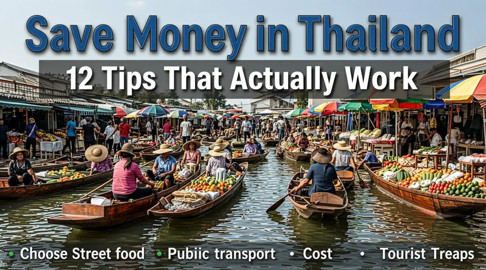Save Money in Thailand 12 Tips That Actually Work