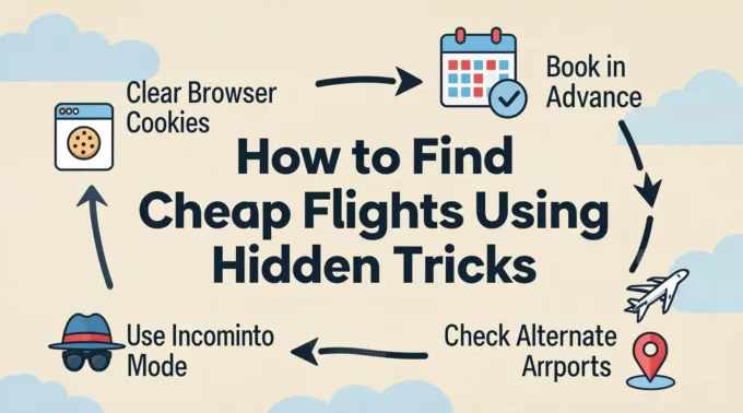 How to Find Cheap Flights Using Hidden Tricks