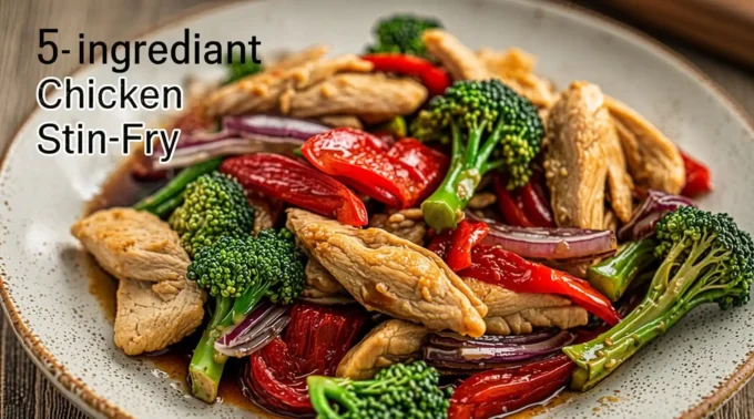 5 Ingredient Chicken Stir Fry