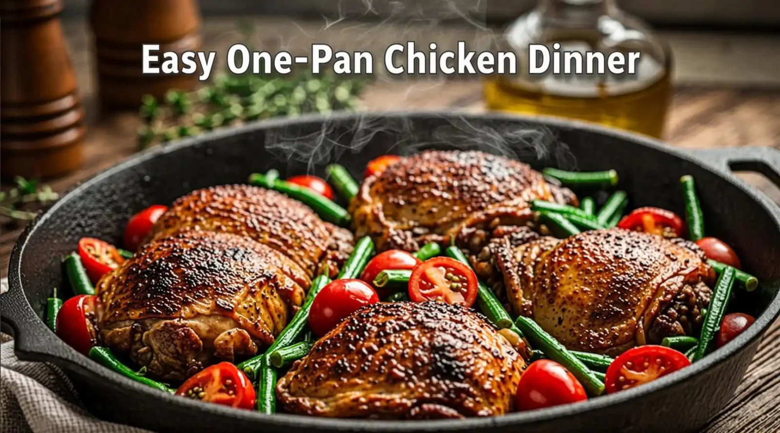 Easy One Pan Chicken Dinner