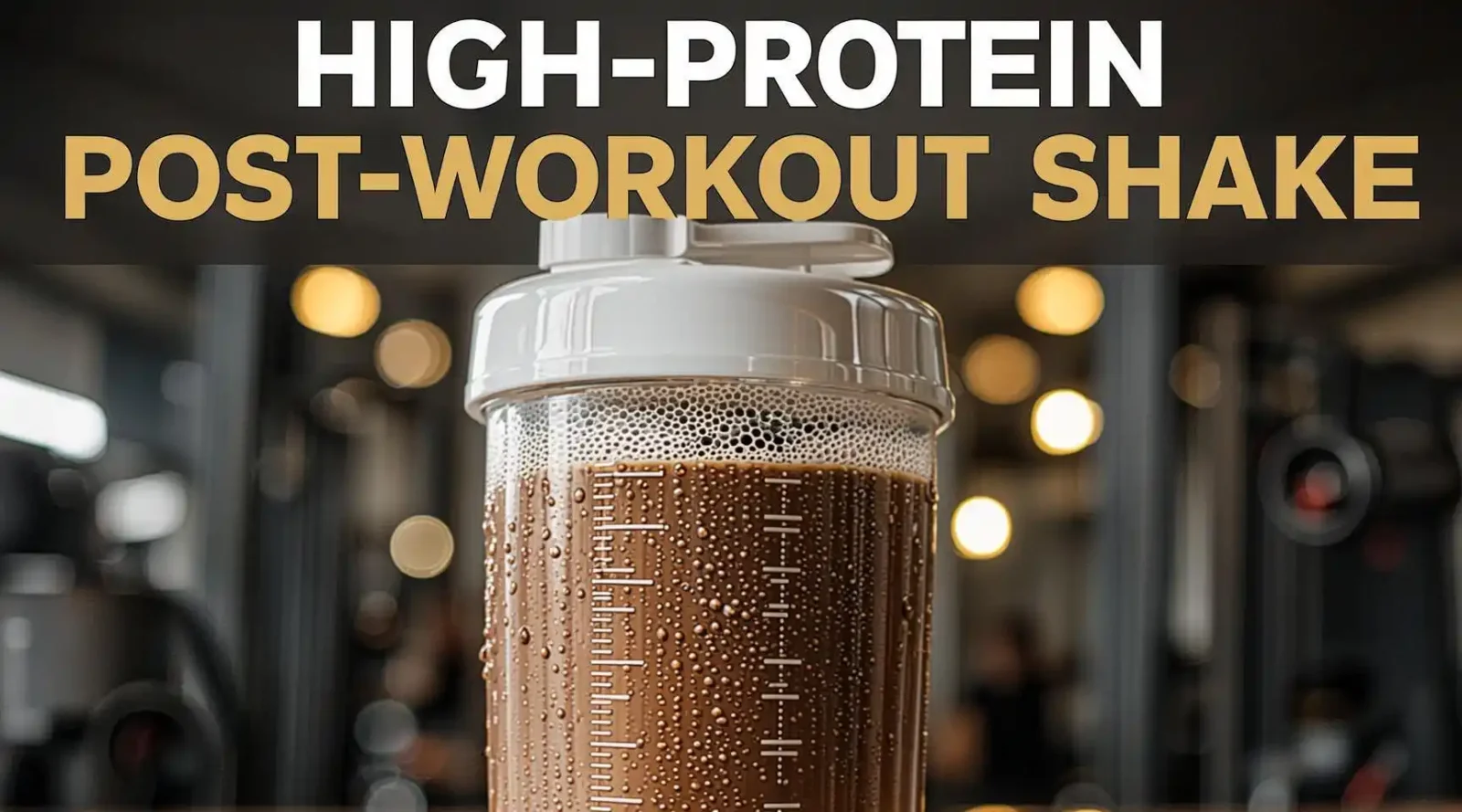 High Protein Post Workout Shake