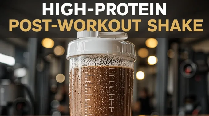 High Protein Post Workout Shake