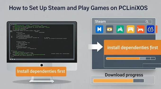 How to Set Up Steam and Play Games on PCLinuxOS