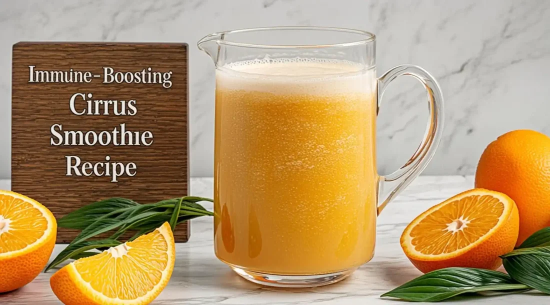 Immune Boosting Citrus Smoothie Recipe