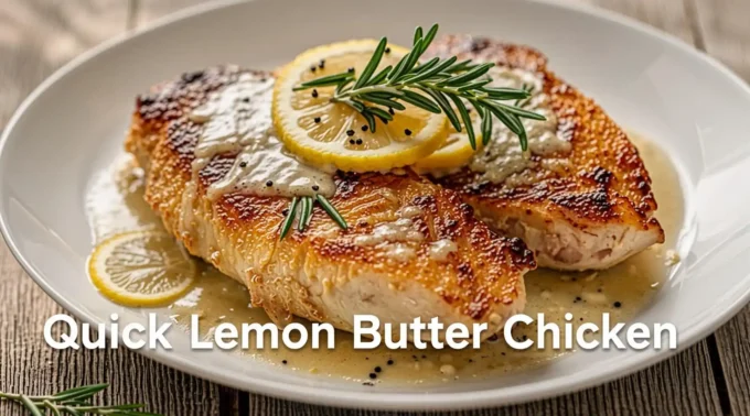 Quick Lemon Butter Chicken