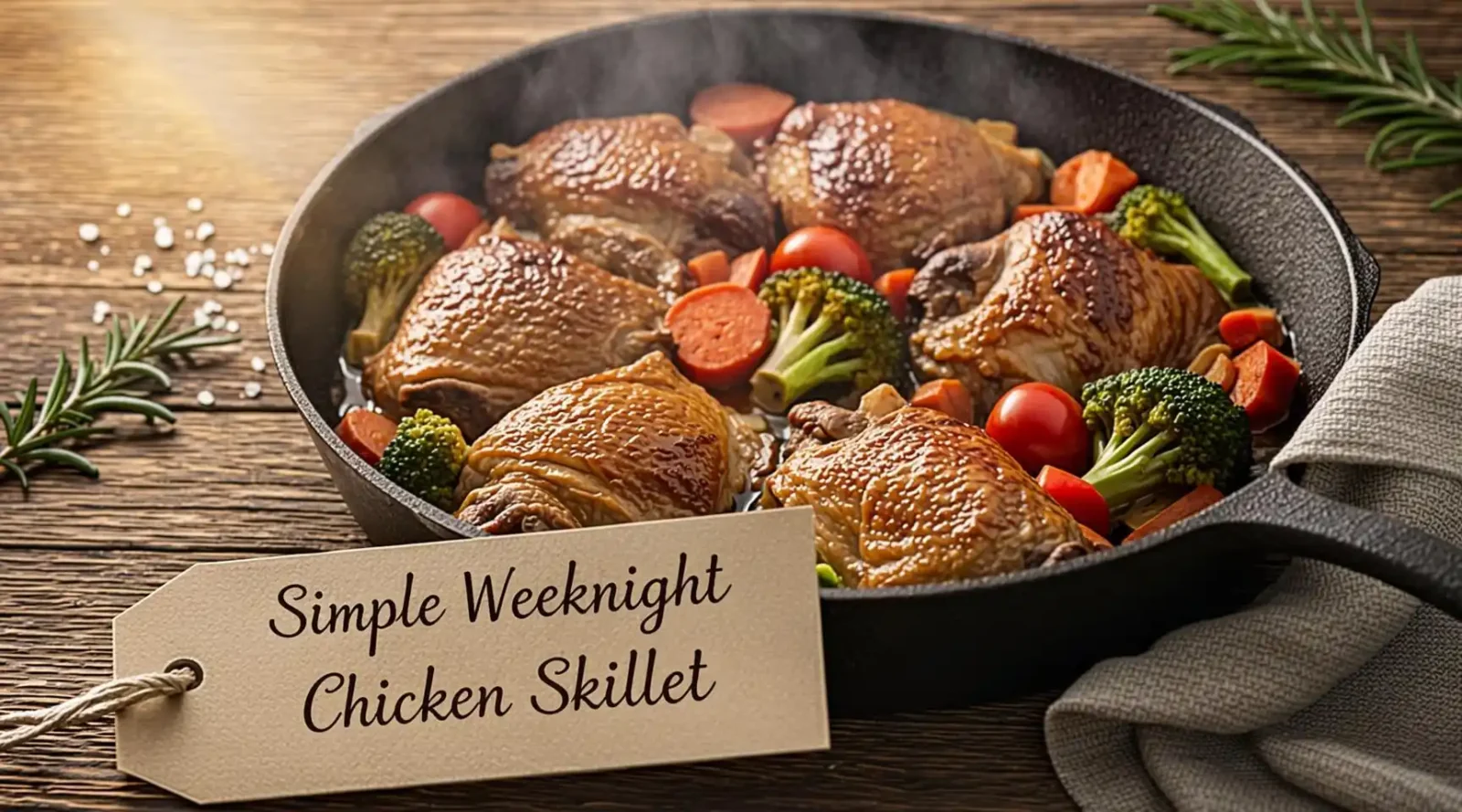 Simple Weeknight Chicken Skillet